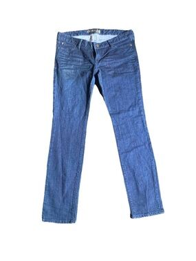 Express Women’s Ombre Dark Navy to Royal Blue Skinny Jeans Size 12r